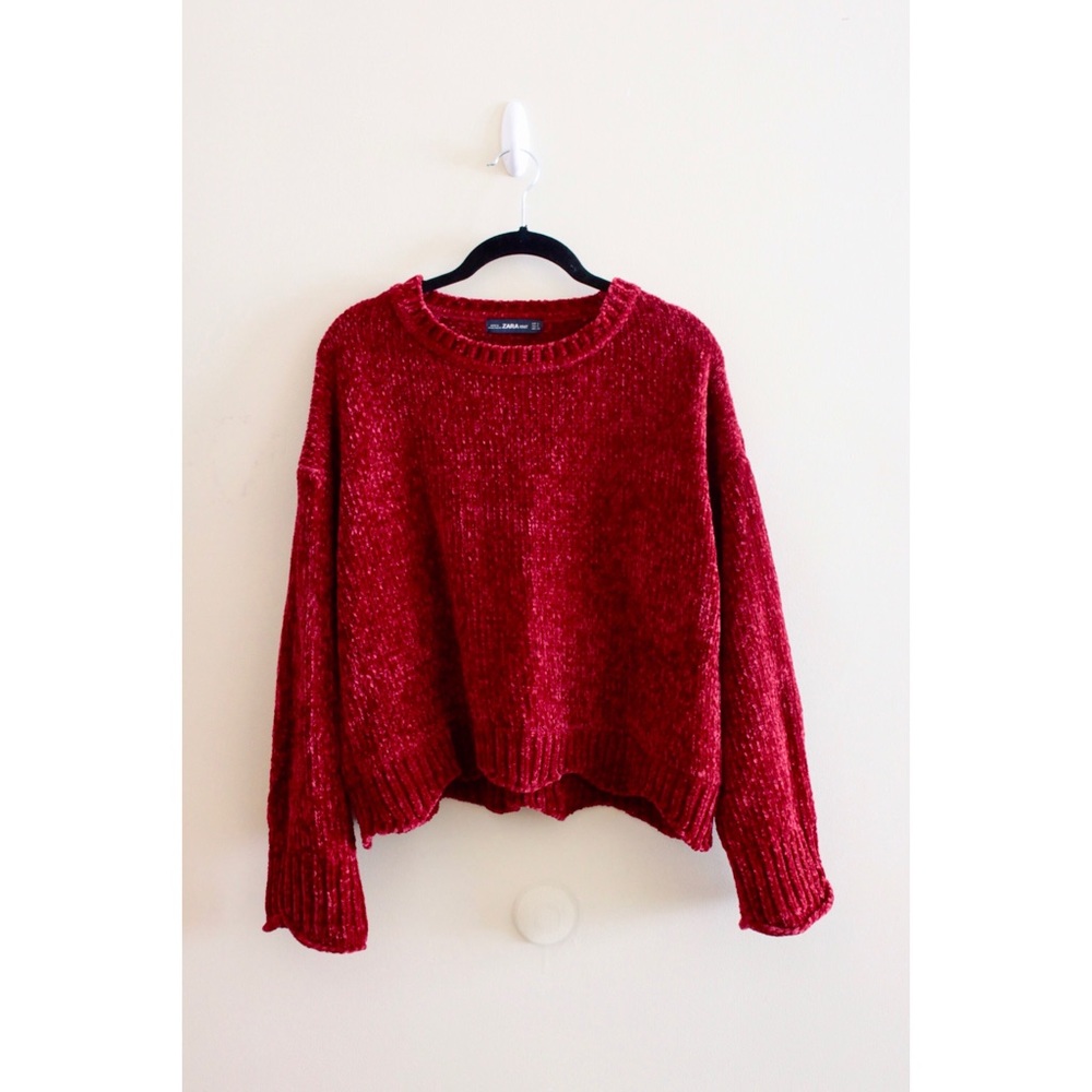 ❌SOLD❌Zara cropped cozy sweater